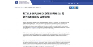 RILA's Center for Retail Compliance Brings AI to Environmental Compliance